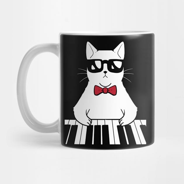 Piano Cat by KAWAIITEE